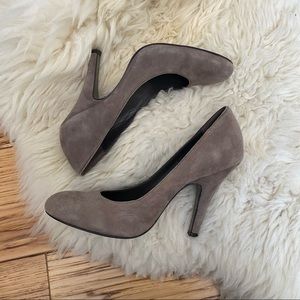 ASH Suede Warm Grey Pumps Size 6
